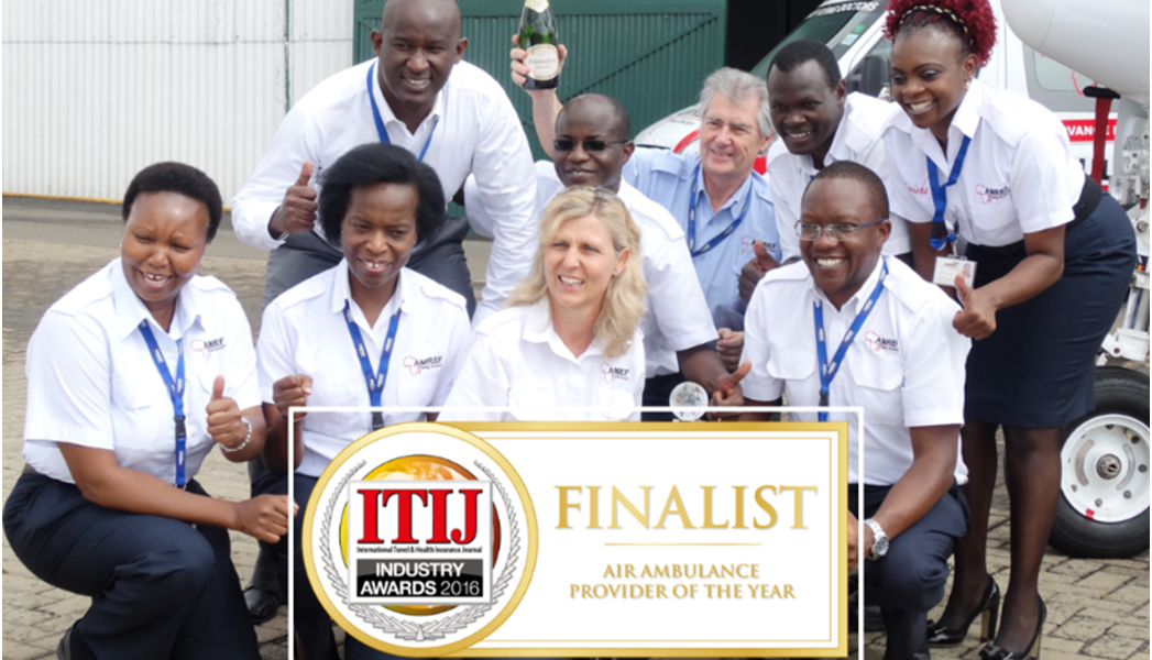 AMREF Flying Doctors a finalist in the ITIJ Air Ambulance Provider of the Year Award, 2016
