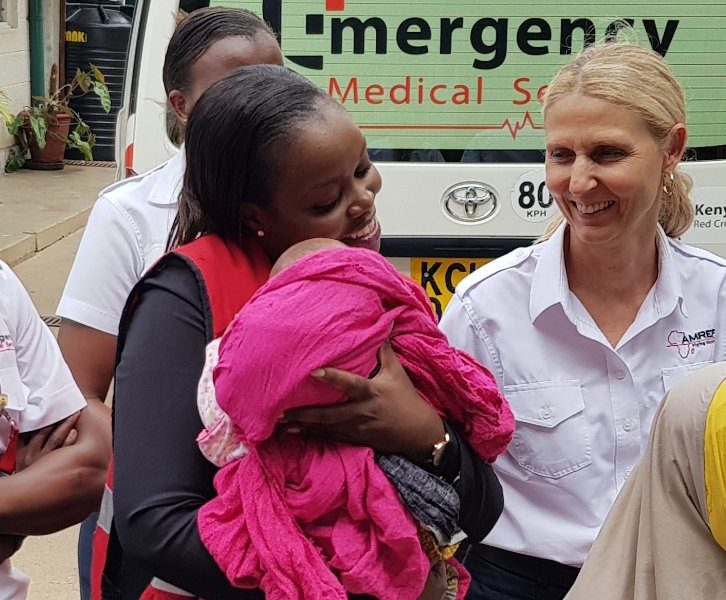 E-Plus in Partnership with AMREF Flying Doctors Rescue a Five Month Baby for Specialized Treatment