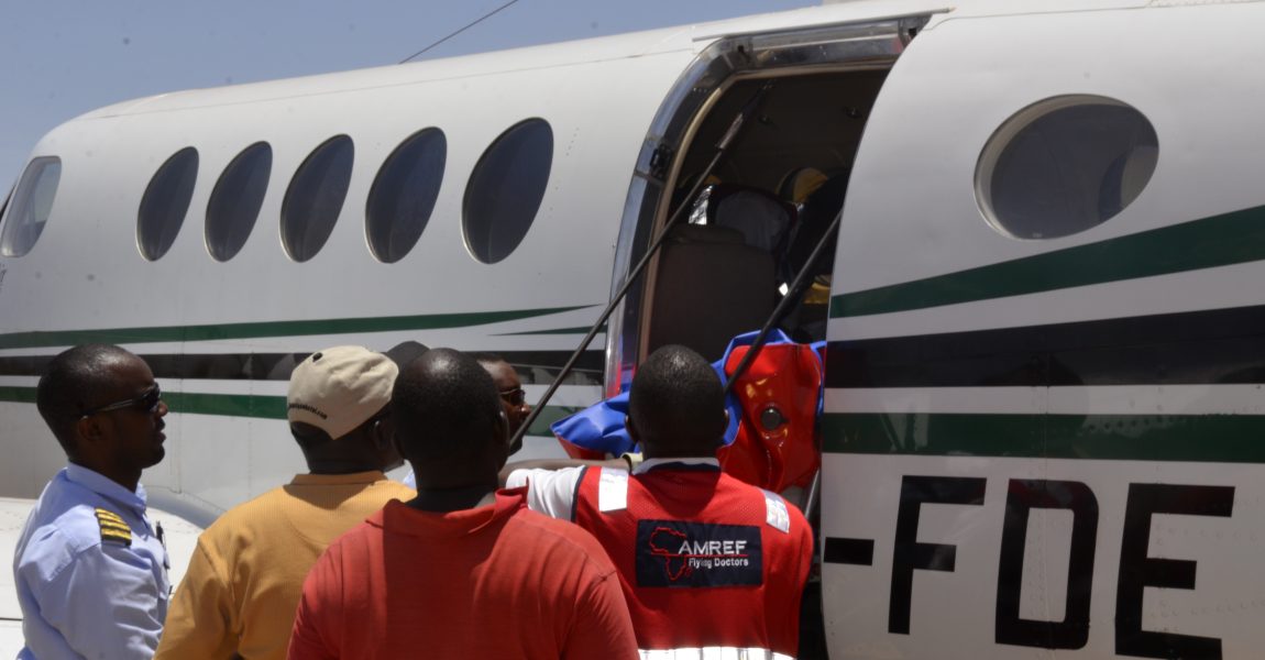 AMREF Flying Doctors Evacuates a woman with post natal complications