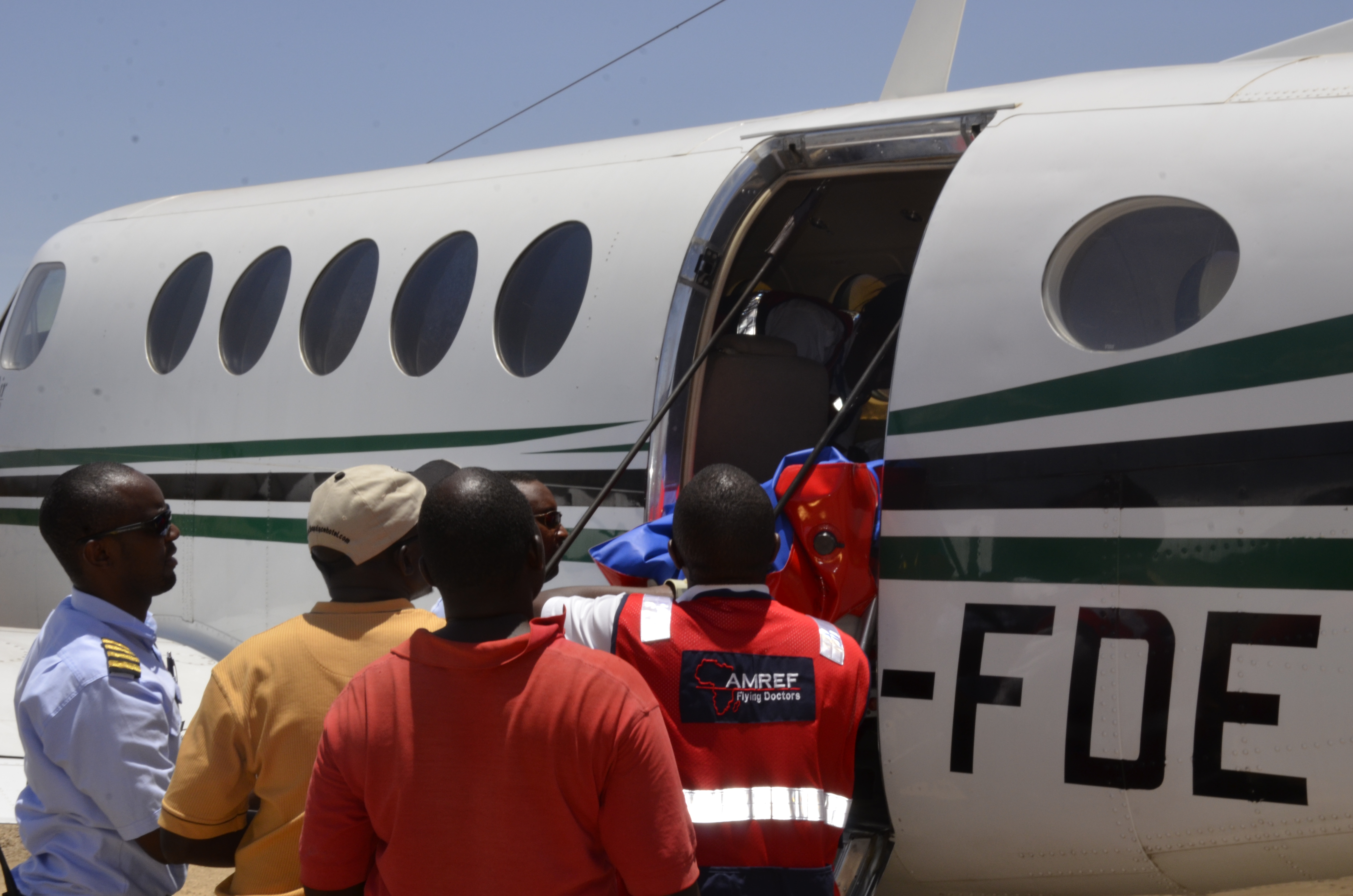 AMREF Flying Doctors Evacuates a woman with post natal complications
