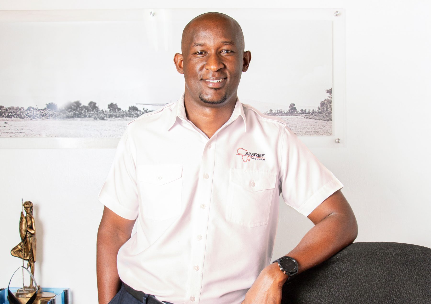 Stephen Gitau, the Chief Executive Officer for AMREF Flying Doctors