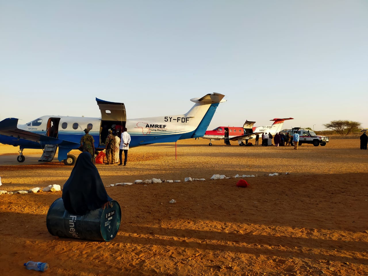AMREF FLYING DOCTORS EVACUATES MANDERA BUS ATTACK PATIENTS