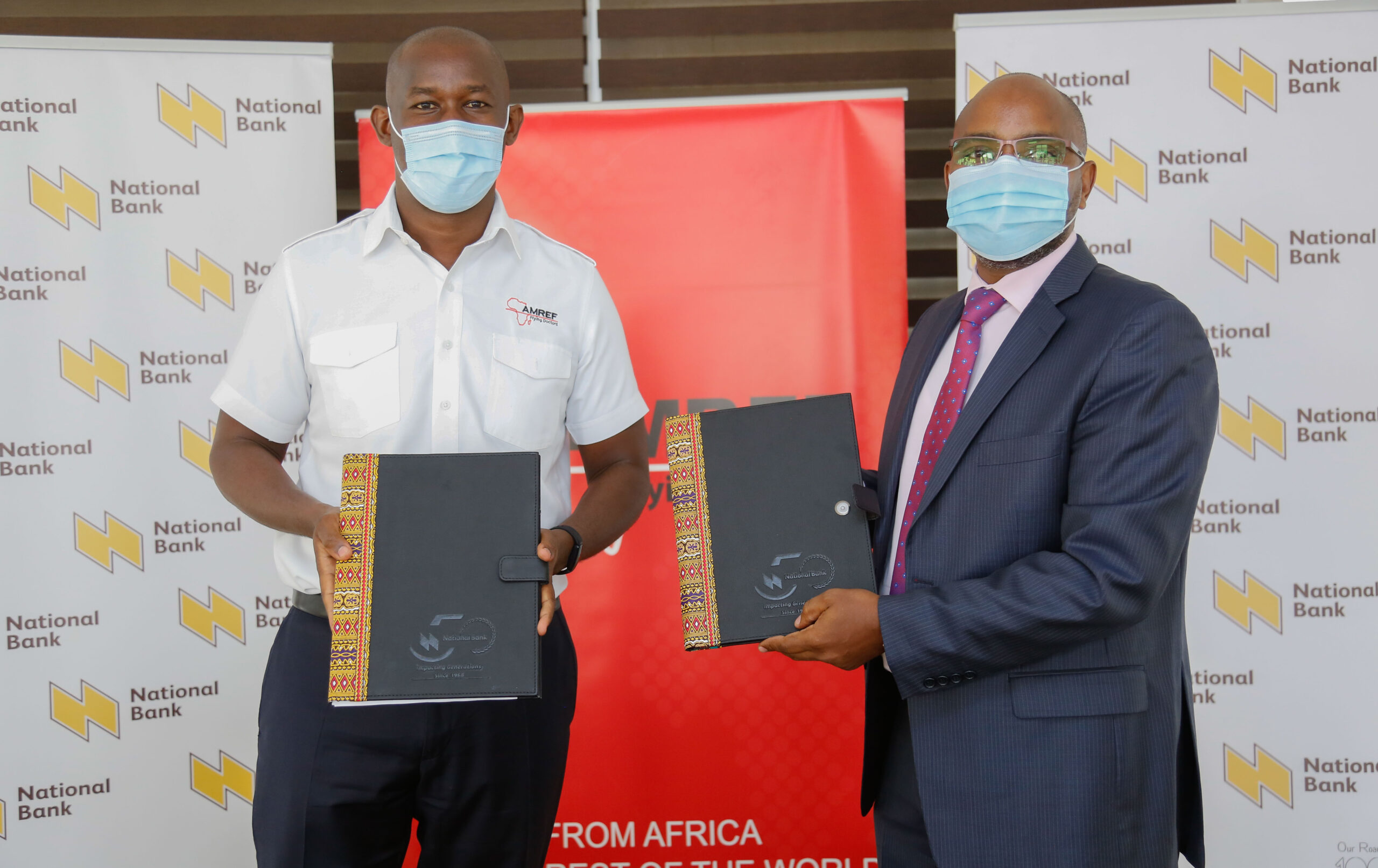 AMREF Flying Doctors partners with National Bank of Kenya to offer the banks's clients emergency evacuation services - Maisha Air Ambulance Plan
